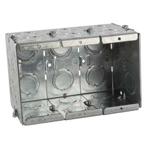 steel city gangable masonry boxes|Steel City® Masonry Box, Gangable, Steel, 3.